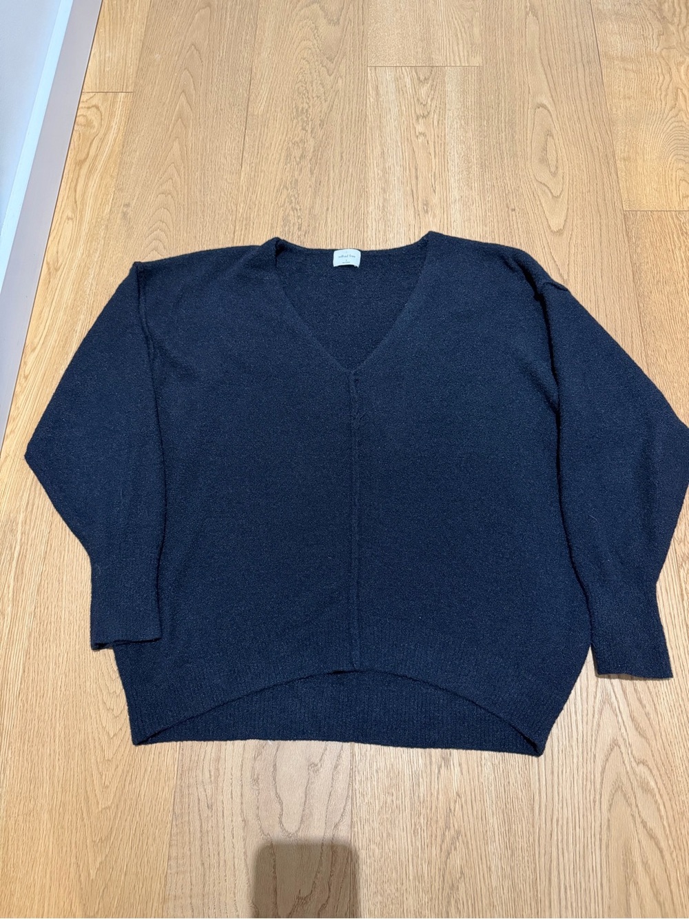 Wilfred Black V-Neck Sweater